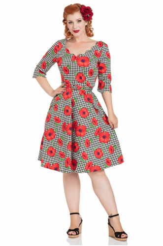 robe-pied-de-poule-et-fleur-de-pavot1